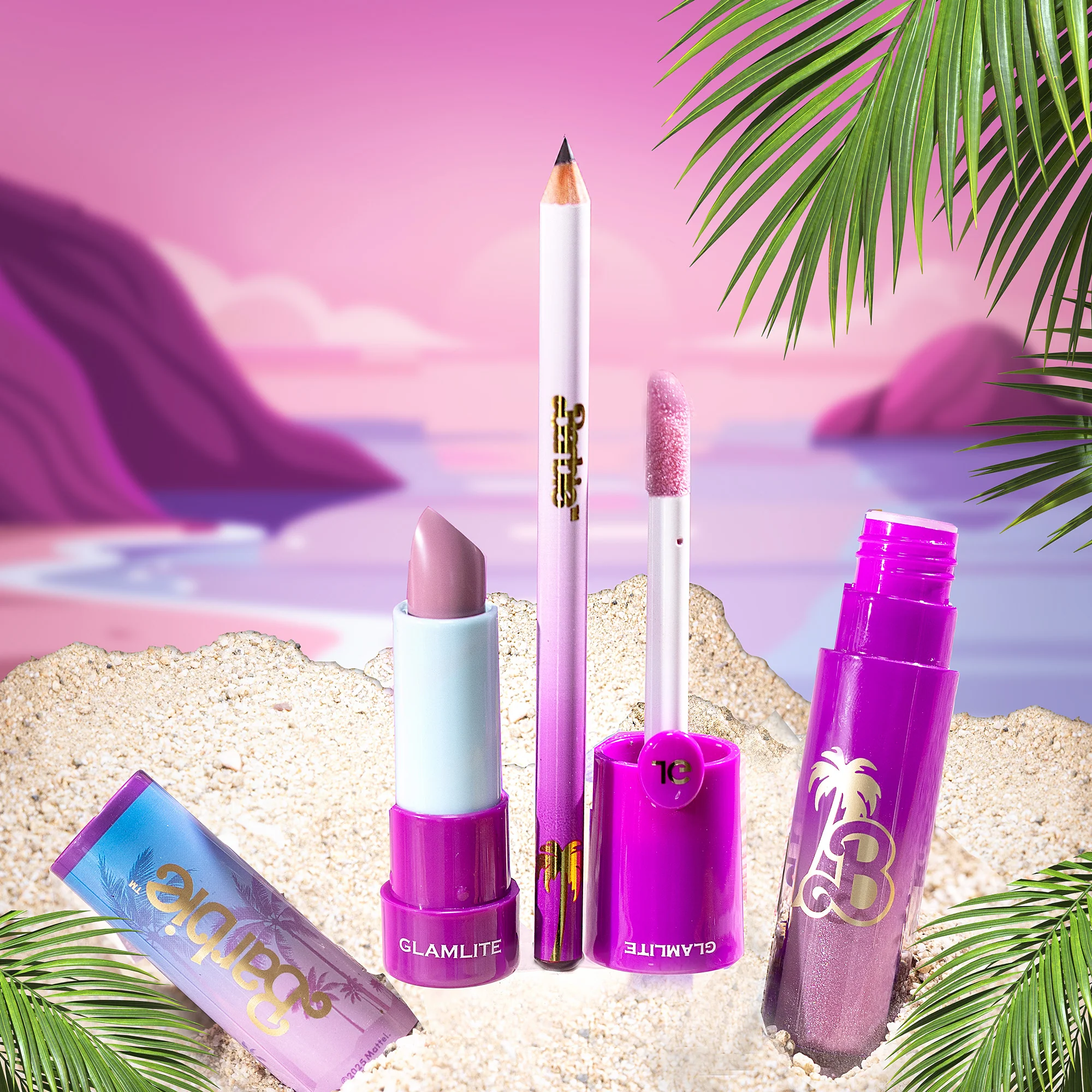 Barbie x Glamlite "Dream Life" Lip Kit - Image 3