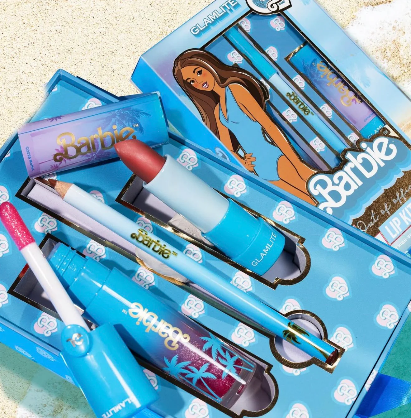 Barbie x Glamlite "Out of Office" Lip Kit - Image 3