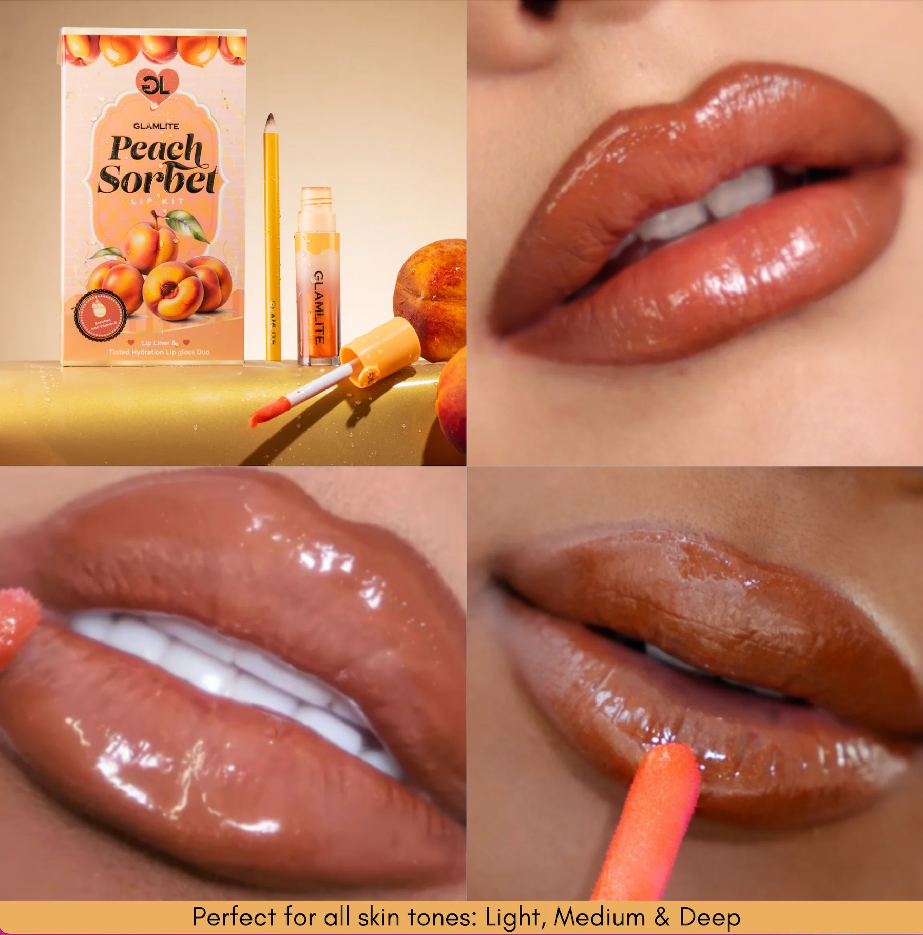 Peach Sorbet Lip Kit - Image 3