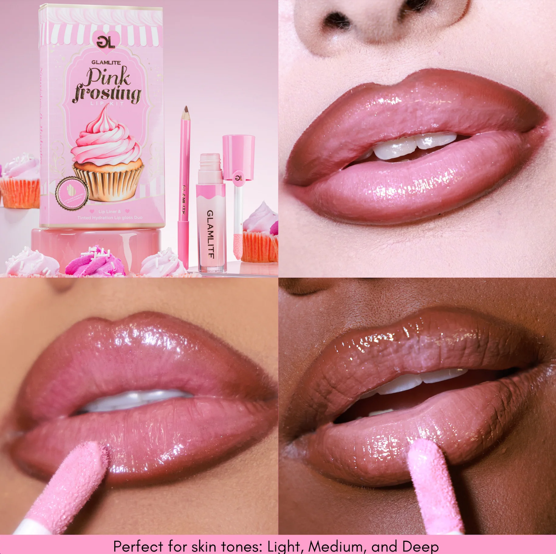 Pink Frosting Lip Kit - Image 3