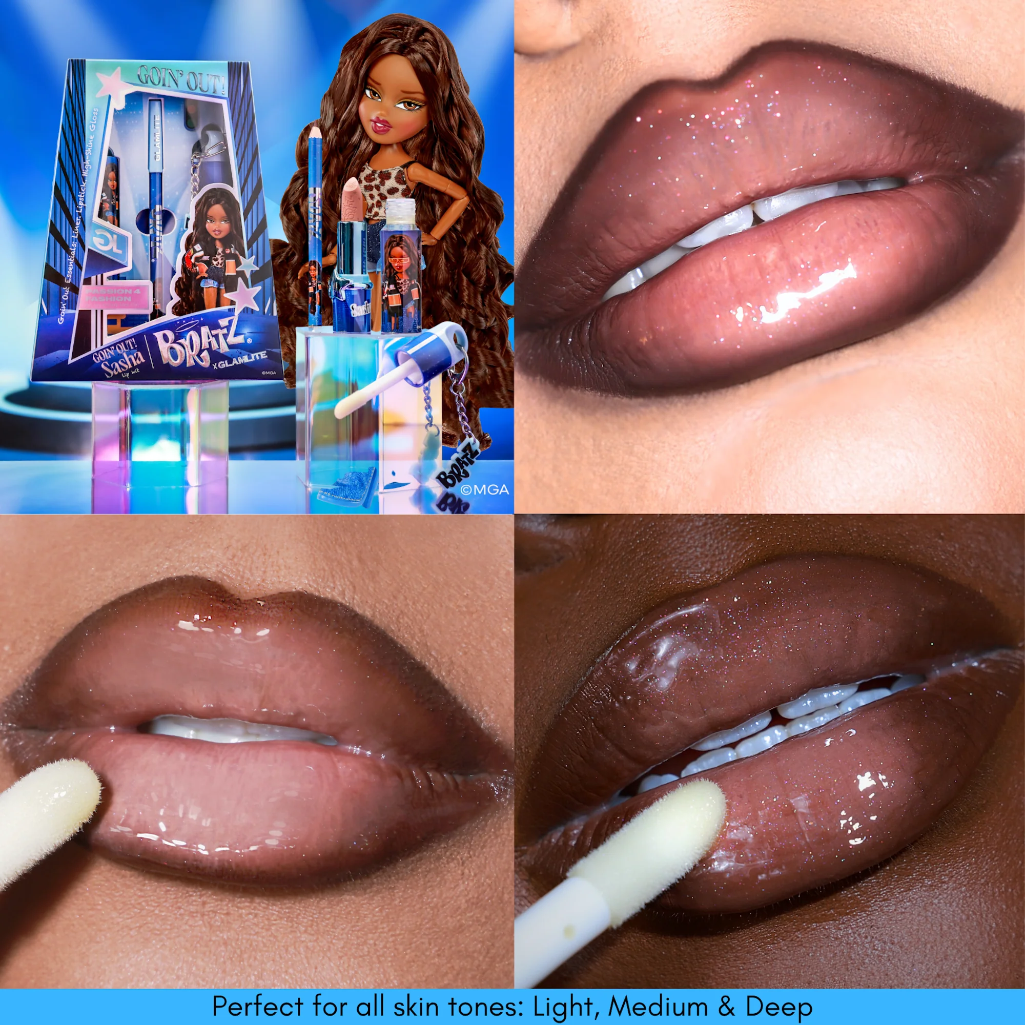 Bratz x Glamlite Goin' Out Sasha Lip Kit - Image 3