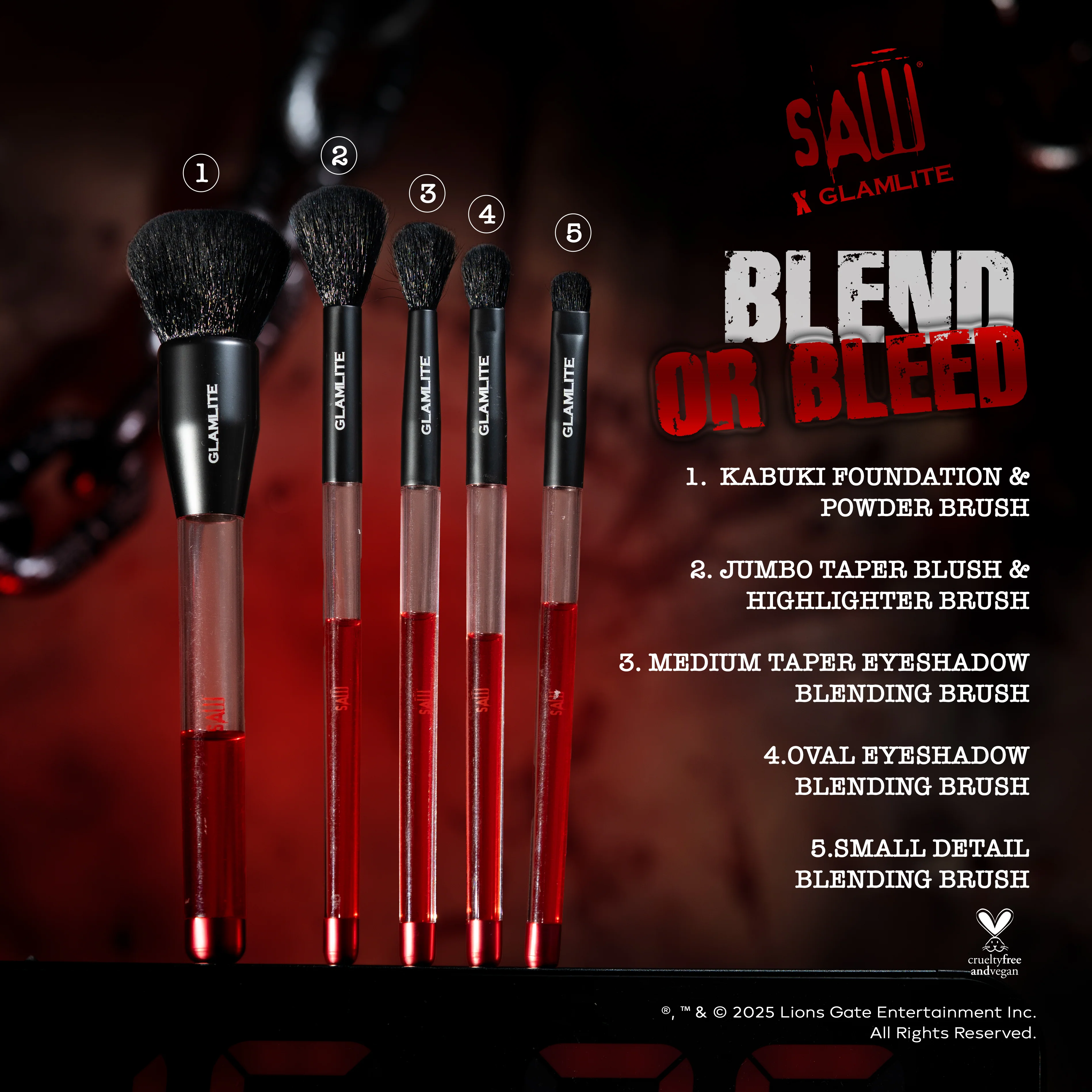 SAW x Glamlite Brush Set - Image 3